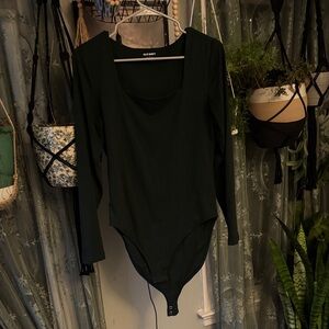 Old Navy Women's Dark Green Bodysuit